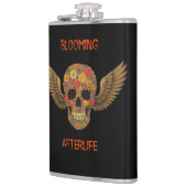 Blühende Flasche nach dem Leben Vinyl Flachmann (Links)