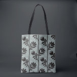 Blühende Florale Silhouette L schwarze Blumen Tasche<br><div class="desc">Stiele erheben sich wie leise Flüstern, jede Blüte ein sanfter Ausdruck des entfaltenden Lebens. Zarte Blätter rollen sich & strecken sich in rhythmischer Eleganz, zeitlos ruhig. / Ideal für Akzentwände, Kissen oder Vorhänge in gemütlichen Wohnräumen oder Schlafzimmern. Sein sanftes florales Motiv bringt Wärme, Ausgeglichenheit und eine organische Note und verwandelt...</div>
