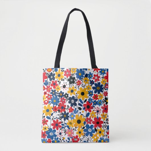 Blühende Florale Tasche – Tragen Sie Ihren Garten (Vorderseite)