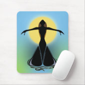 Blühende Frau Mousepad (Mit Mouse)