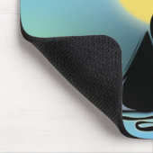 Blühende Frau Mousepad (Ecke)
