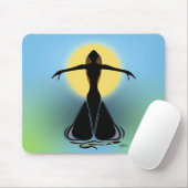 Blühende Frau Mousepad (Mit Mouse)