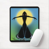 Blühende Frau Mousepad (Mit Mouse)