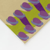 Blühende Frucht des Lebens Eierband werfen Decke (Ecke)