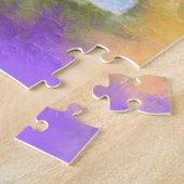 Blühende Frühlingsblumen Abstrakte Kunstmalerei Puzzle (Seite)