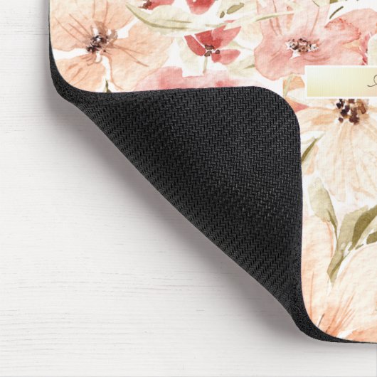Blühende Frühlingsblumen Mousepad (Ecke)