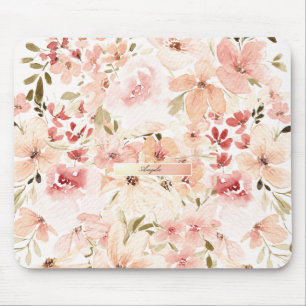Blühende Frühlingsblumen Mousepad