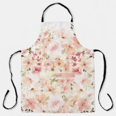 Blühende Frühlingsblumen Schürze (Vorderseite)