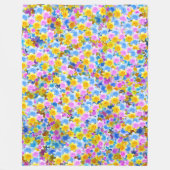 Blühende Frühlingsdüulen, Lge Fleece Blanket (Vorderseite)