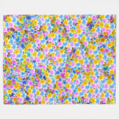Blühende Frühlingsdüulen, Lge Fleece Blanket (Vorderseite (Horizontal))