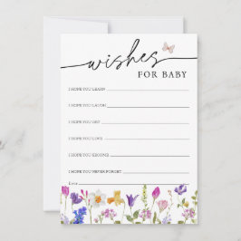 Blühende Frühlingserlebnisse Wildblume wünscht ein Einladung