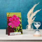 Blühende Garden-Symphonie Fotoplatte (Seite)