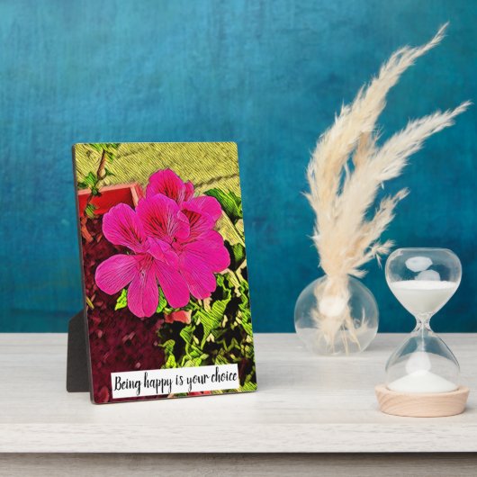 Blühende Garden-Symphonie Fotoplatte (Seite)