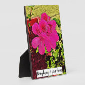 Blühende Garden-Symphonie Fotoplatte (Seite)