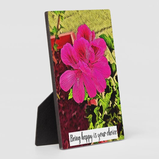 Blühende Garden-Symphonie Fotoplatte (Seite)