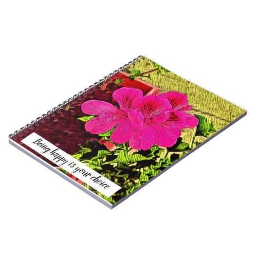 Blühende Garden-Symphonie Notizblock (Linke Seite)