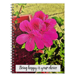 Blühende Garden-Symphonie Notizblock