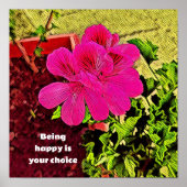 Blühende Garden-Symphonie Poster (Vorne)