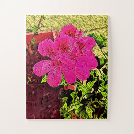 Blühende Garden-Symphonie Puzzle (Vertikal)