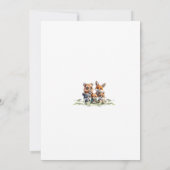 Blühende Geburtstagskarte Bash Birthday Card Einladung (Rückseite)