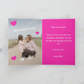 Blühende Geburtstagswünsche! Für die Lieblingstant Karte (Innenseite)