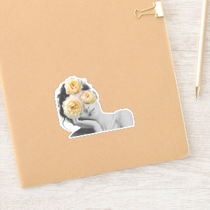 Blühende Gedanken Aufkleber