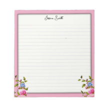 Blühende Gedanken: Blumengeflechte Notepad