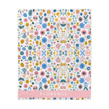 Blühende Geschichten Personalisierter Name Blanket