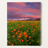 Blühende globale Blume Planer (Rückseite)