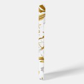 Blühende Goldblumenzweig auf weißem Hintergrund Case-Mate iPhone Hülle (Rückseite / Rechts)