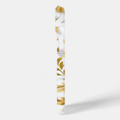 Blühende Goldblumenzweig auf weißem Hintergrund Case-Mate iPhone Hülle (Rückseite / Links)