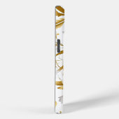 Blühende Goldblumenzweig auf weißem Hintergrund Case-Mate iPhone Hülle (Rückseite / Rechts)