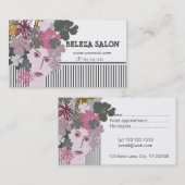 Blühende Göttin-einzigartige Geschäfts-Mode Terminkarte (Vorne/Hinten)