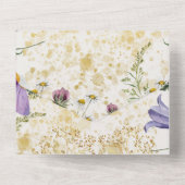 Blühende Harmonie: Frühsängereihe All In One Einladung (Rückseite)