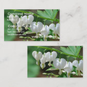 Blühende Herz-Visitenkarte Visitenkarte (Vorne/Hinten)