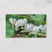 Blühende Herz-Visitenkarte Visitenkarte (Rückseite)