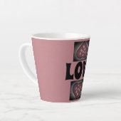 Blühende Herzen Milchtasse (Linke Ecke)