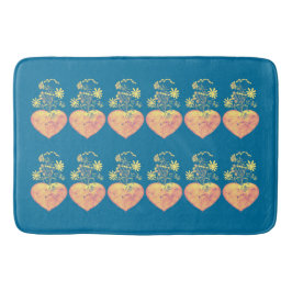 Blühende Hitze Badematte