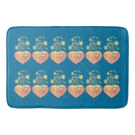 Blühende Hitze Badematte (Vorderseite)