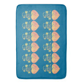 Blühende Hitze Badematte (Vorderseite Vertikal)