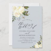 Blühende Hochzeit mit blühenden Elfenbäumen Einladung (Vorderseite)