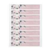 Blühende Hochzeit mit botanischer Rotzunge (Bogen)