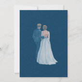 Blühende Hochzeitsfeiern Einladung (Rückseite)