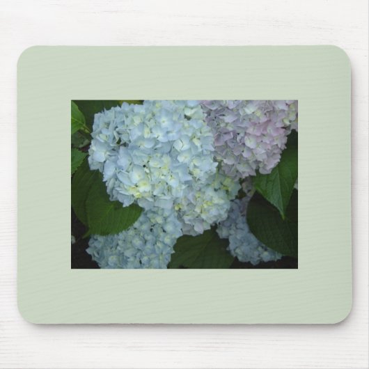 Blühende Hortensien-Mauspad Mousepad (Vorne)