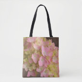 Blühende Hydrangea Floral auf Derby Brown Tasche (Vorderseite)