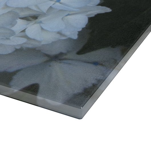 Blühende Hydrangeas Schneidebrett (Ecke)