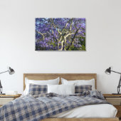 Blühende Jacaranda-Bäume im neuen Bauernpark, Leinwanddruck (Insitu (Schlafzimmer))