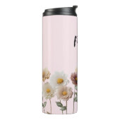 Blühende Join ein Geschenk für die erste Mama Thermosbecher (Nach links gedreht)