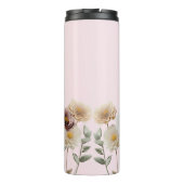 Blühende Join ein Geschenk für die erste Mama Thermosbecher (Rückseite)