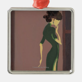 Blühende Jugend No.7 Silbernes Ornament